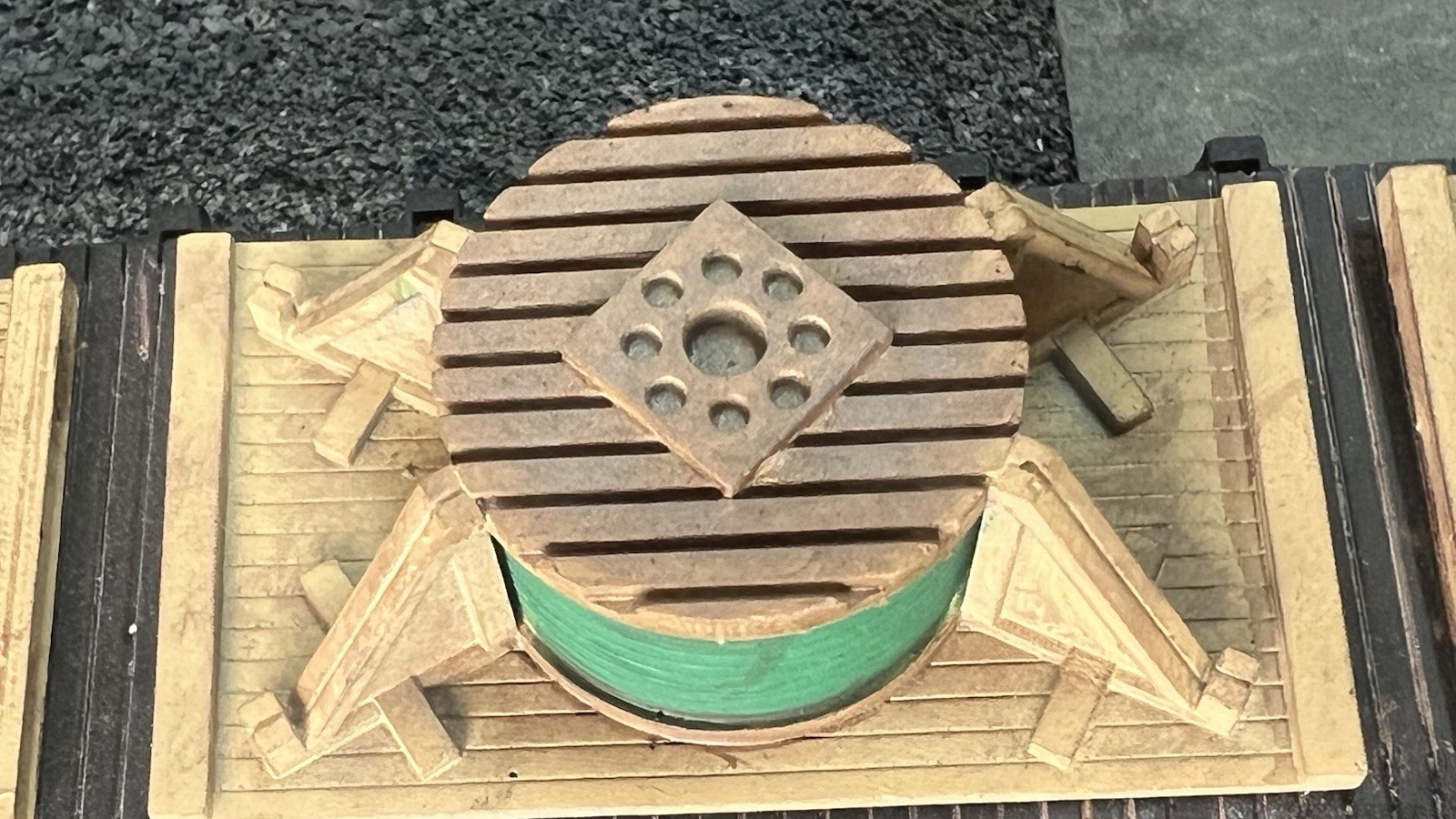 N Scale Cable Drum On Pallet - Car Load (3)
