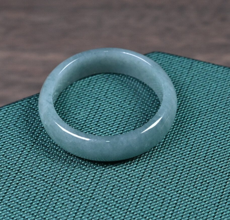 Certified Jadeite A-grade Guatemala glutinous blue round blue wate ring 13-22mm