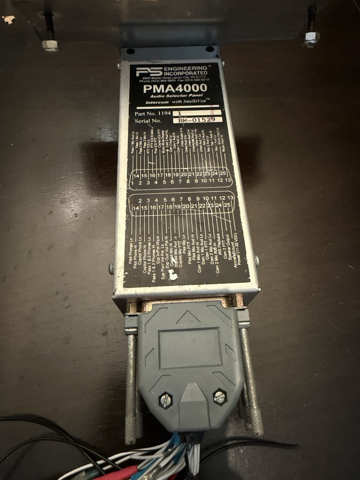 PS Engineering PMA 4000 Audio Panel