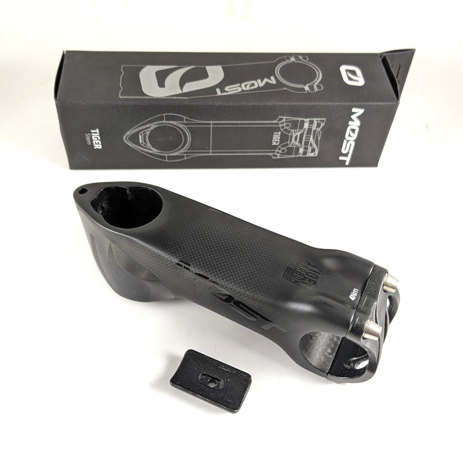 Pinarello Most Tiger Ultra Aero TICR 1K Stem ~ 110mm ~ -8* degree ~ Carbon Fiber