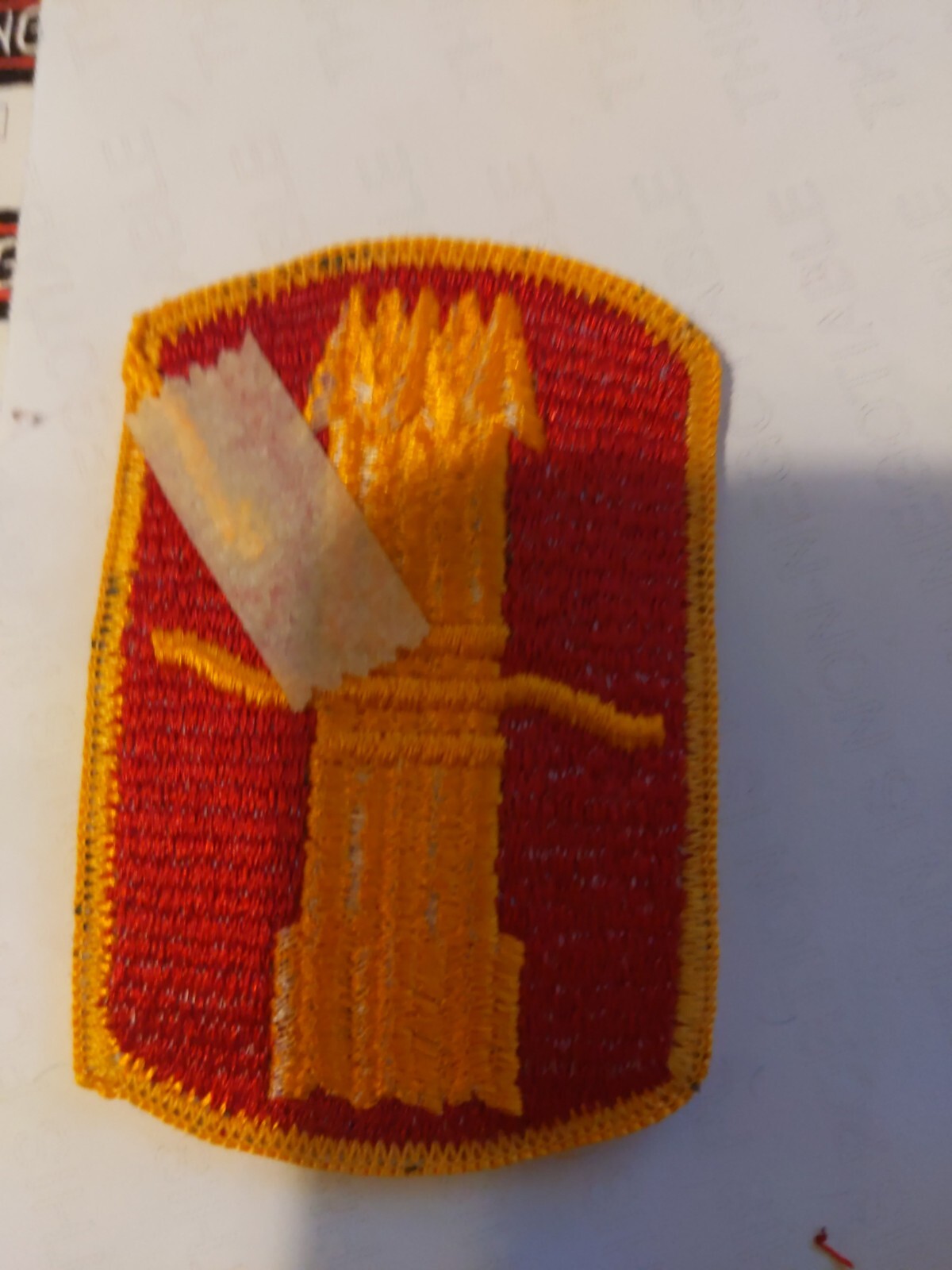 Army 197TH FIELD ARTILLARY BRIGADE SUBDUED patch # 2