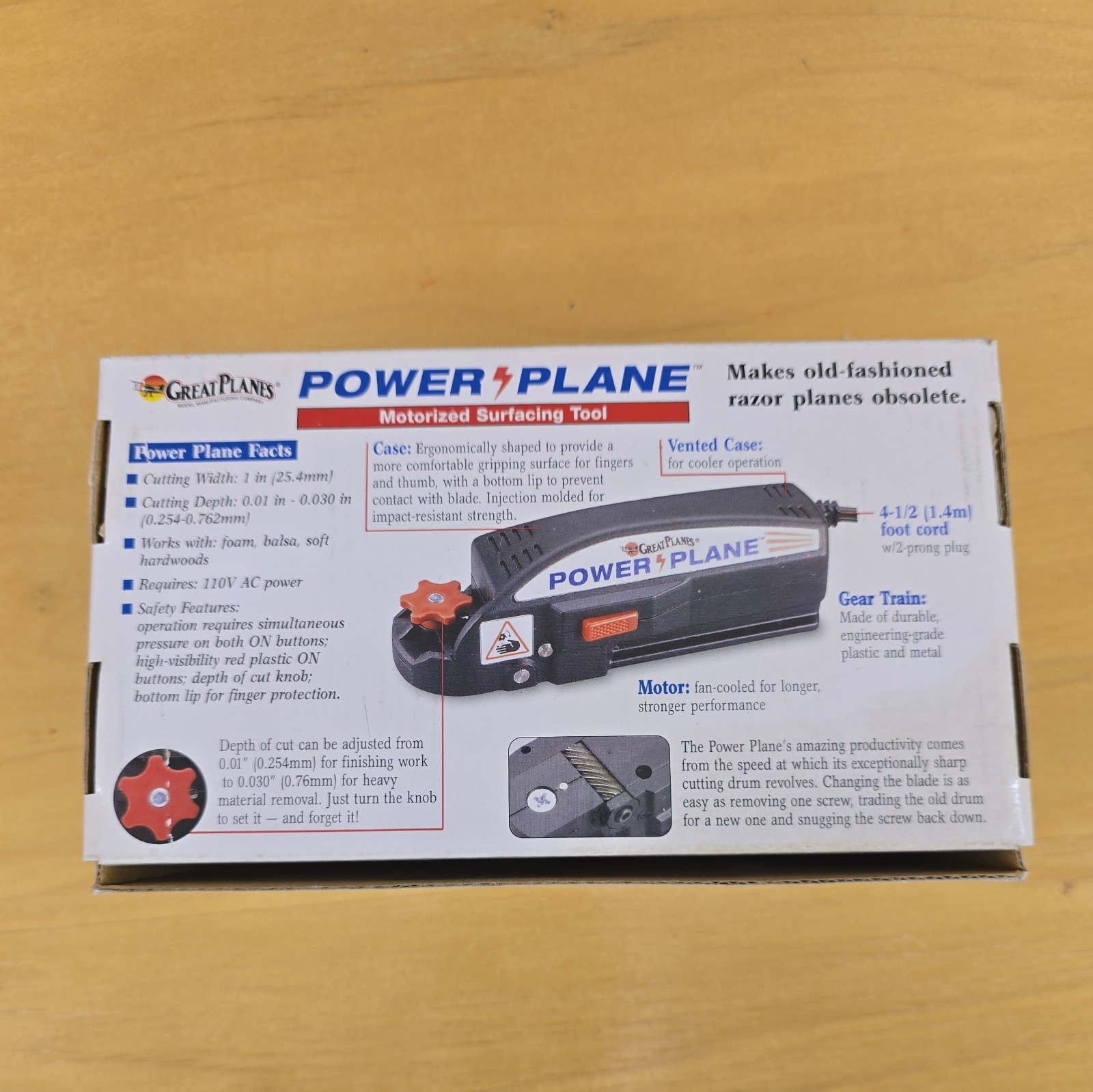 Great Planes Power Plane Motorized Surfacing Tool GPMR4030