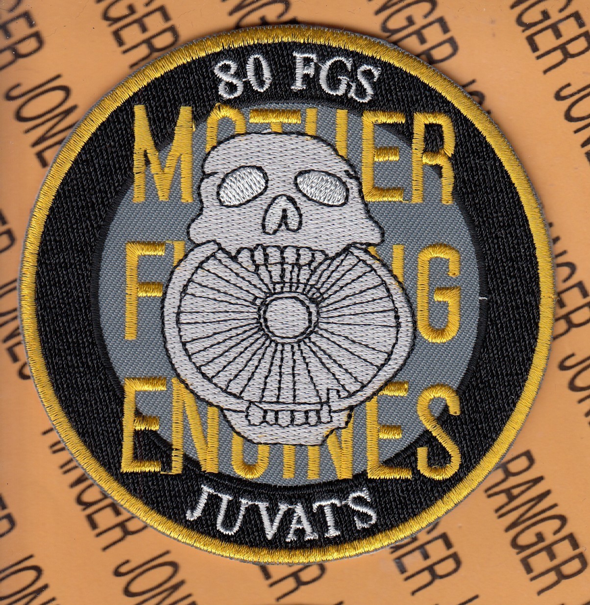 USAF Air Force 80th Fighter Generation Sq FGS JUVATS MFE ~3.75" patch c/e