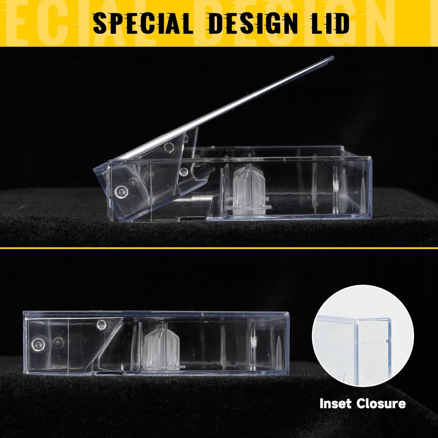 100-Pack Audio Cassette Storage Cases - Clear Plastic Cassette Tape Cases - A...