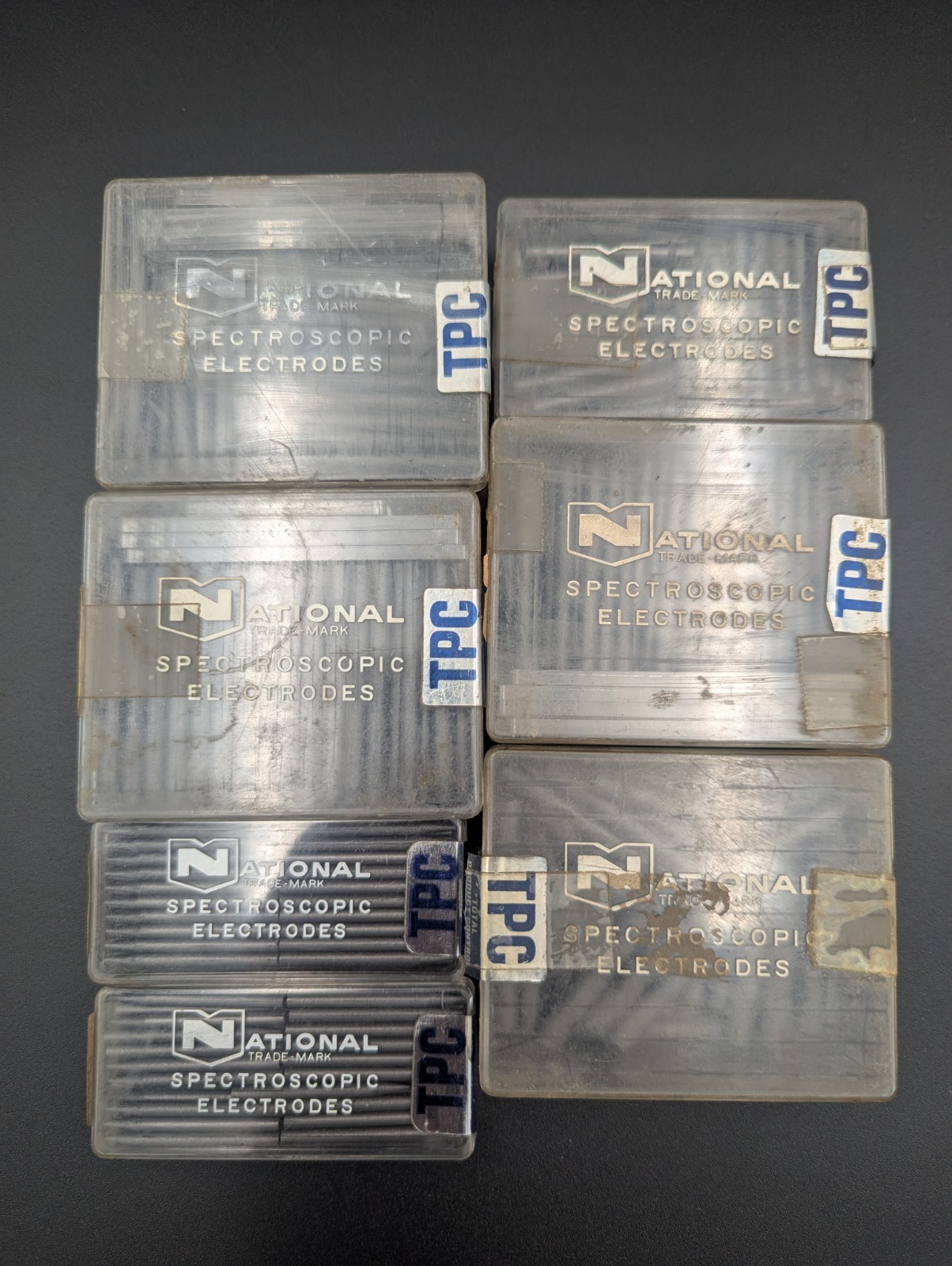National Spectroscopic Electrodes  - Union Carbon Lot of 7 Boxes