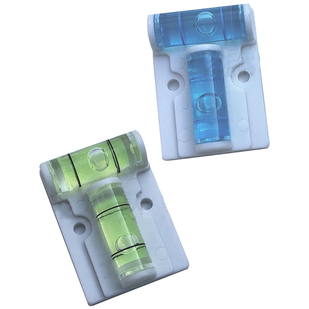 2pcs Horizontal Plastic T TypeLevel Scope Measuring Bubble Inclinometer