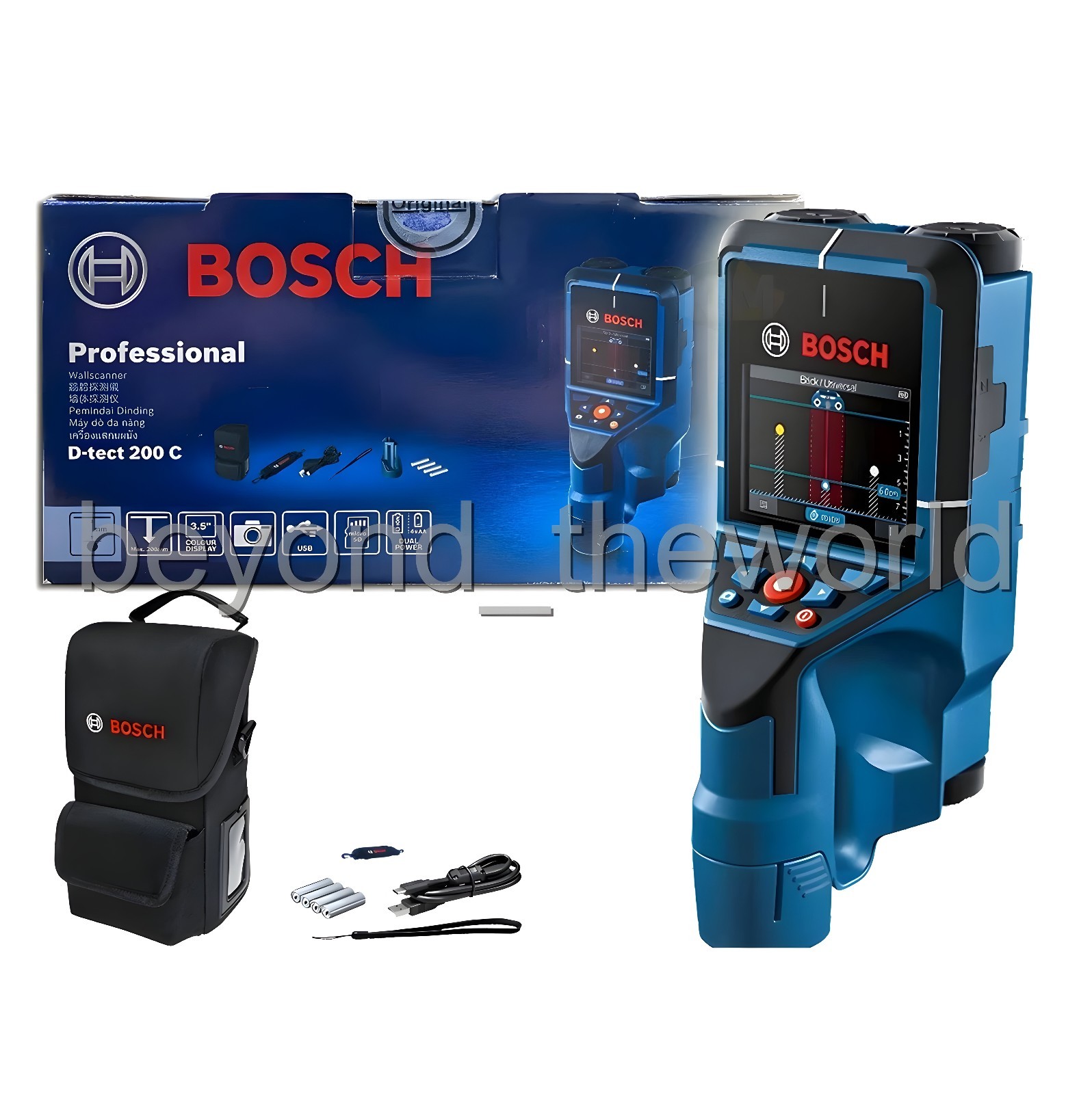 BOSCH D-tect 200 C Wall Floor Scanner / Professional Detector