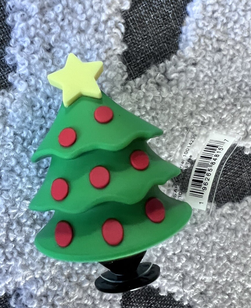 Christmas Tree 3D Jibbitz Crocs Charm Authentic