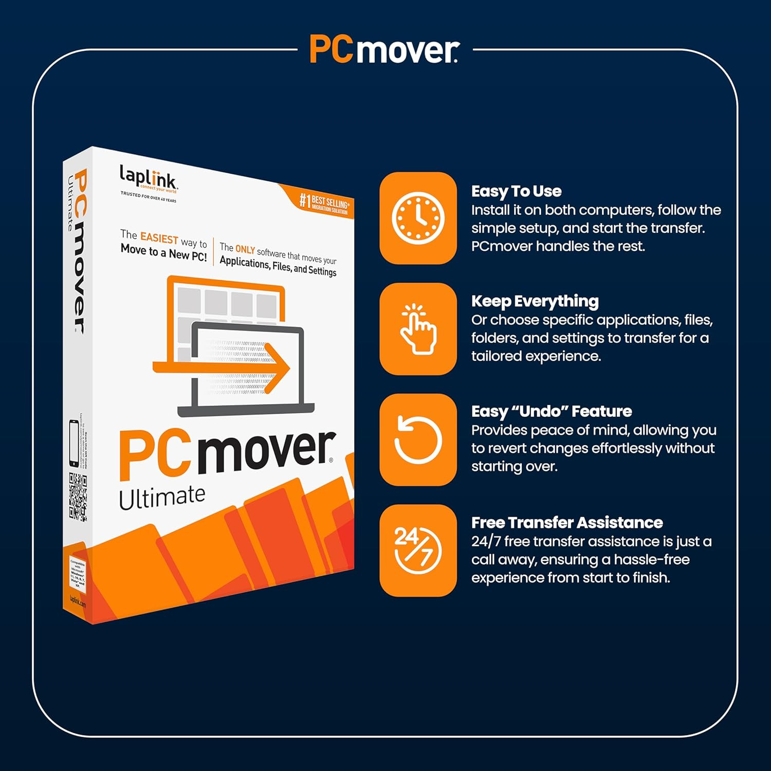 Laplink Pcmover Ultimate 11 - Migration of Your Applications, Files and Settings