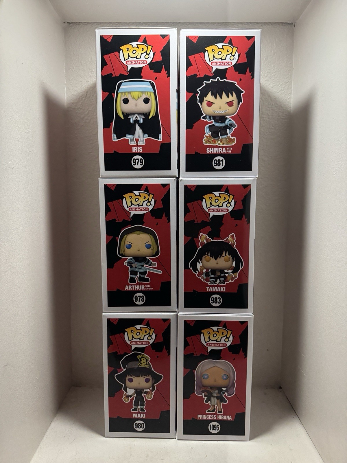 Full Glow 6-Pack Fire Force Funko Pop!