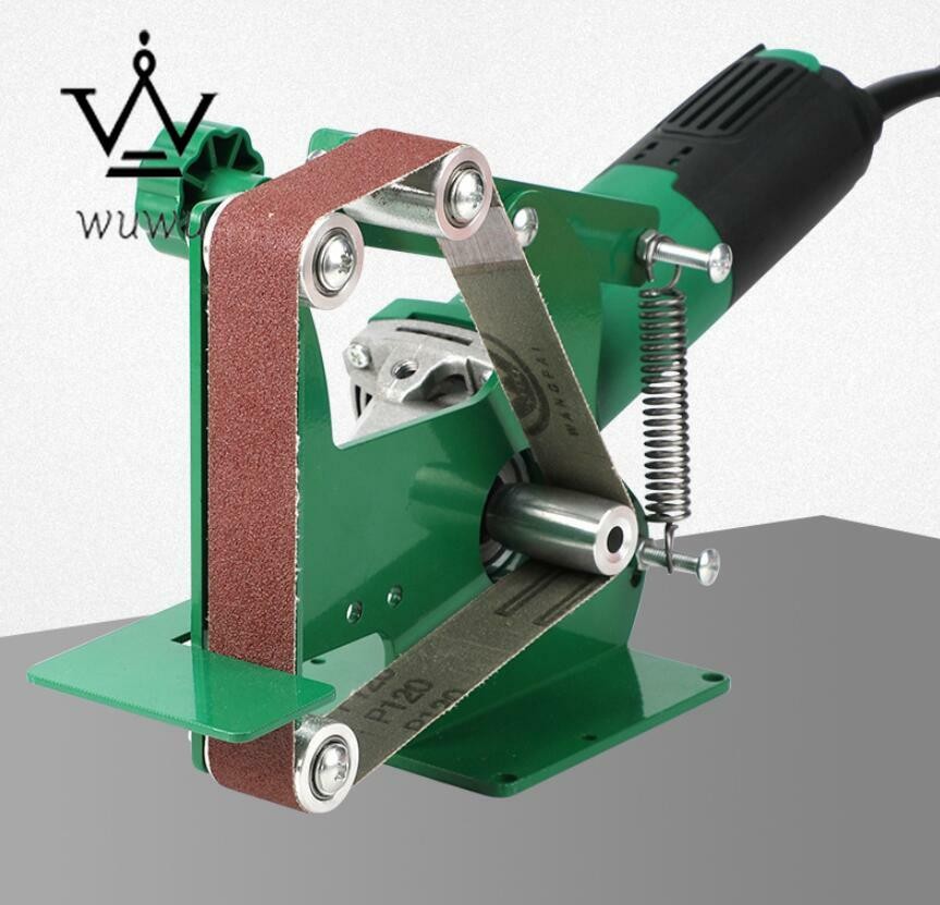 220V 180W Angle Grinder DIY Sand Disc Belt Sander DIY Polishing Grinding Machine