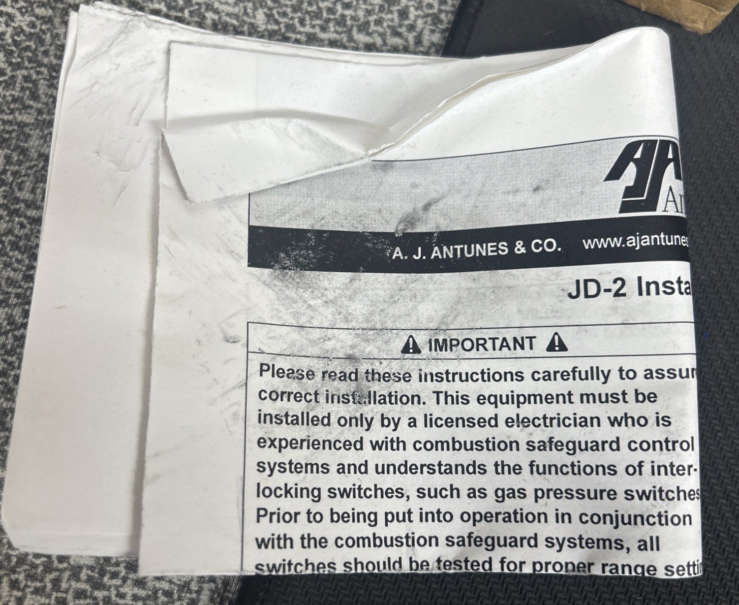 ANTUNES CONTROLS JD-2-RED / JD2RED (BRAND NEW)