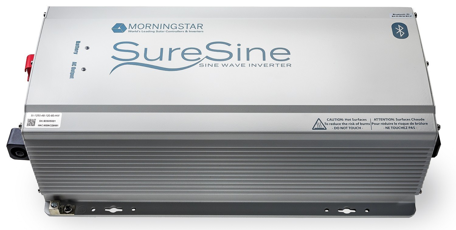 Morningstar SI-1250-48-120-60-HW SureSine Inverter Hardwire 1250W 48VDC 120VAC