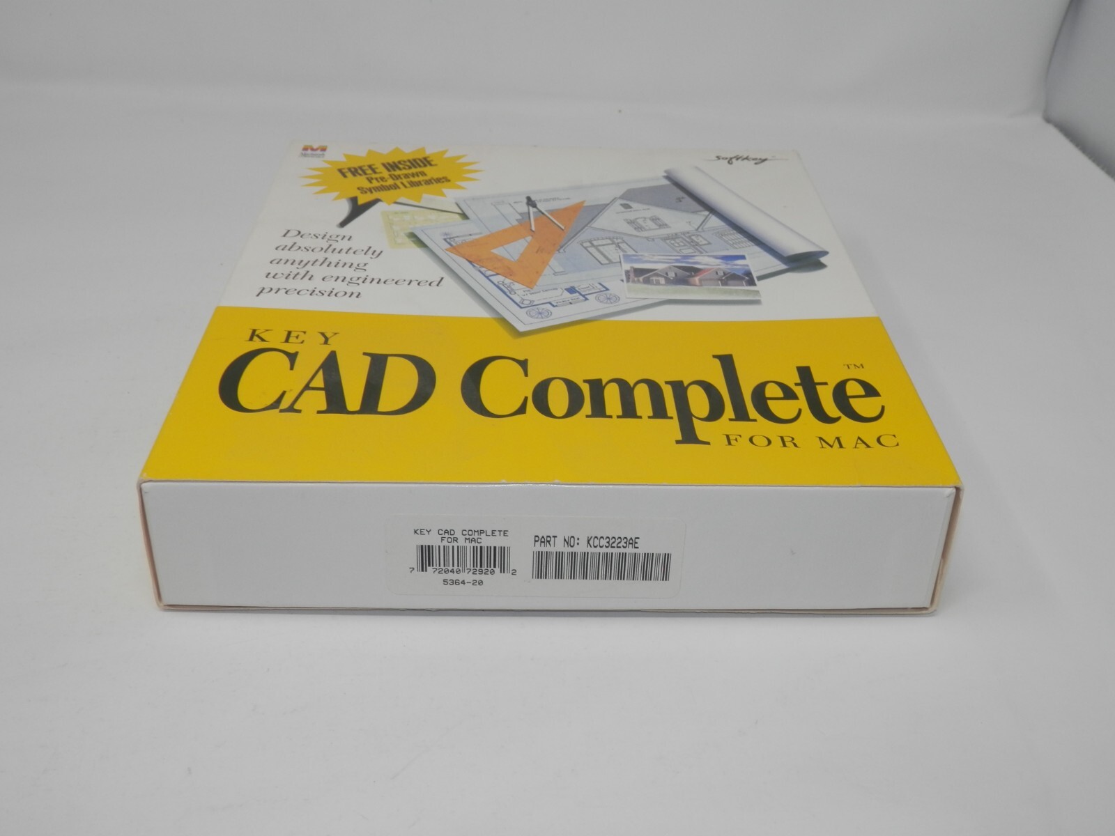 Key CAD Complete for Mac Version 1.5 • 3.5" Floppy Big Box 1994 Vintage Software