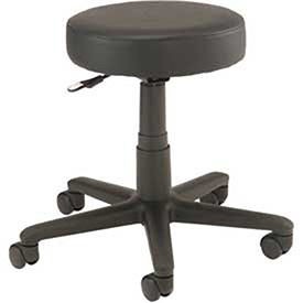 Global Industrial All Purpose Scooter Stool Vinyl Black