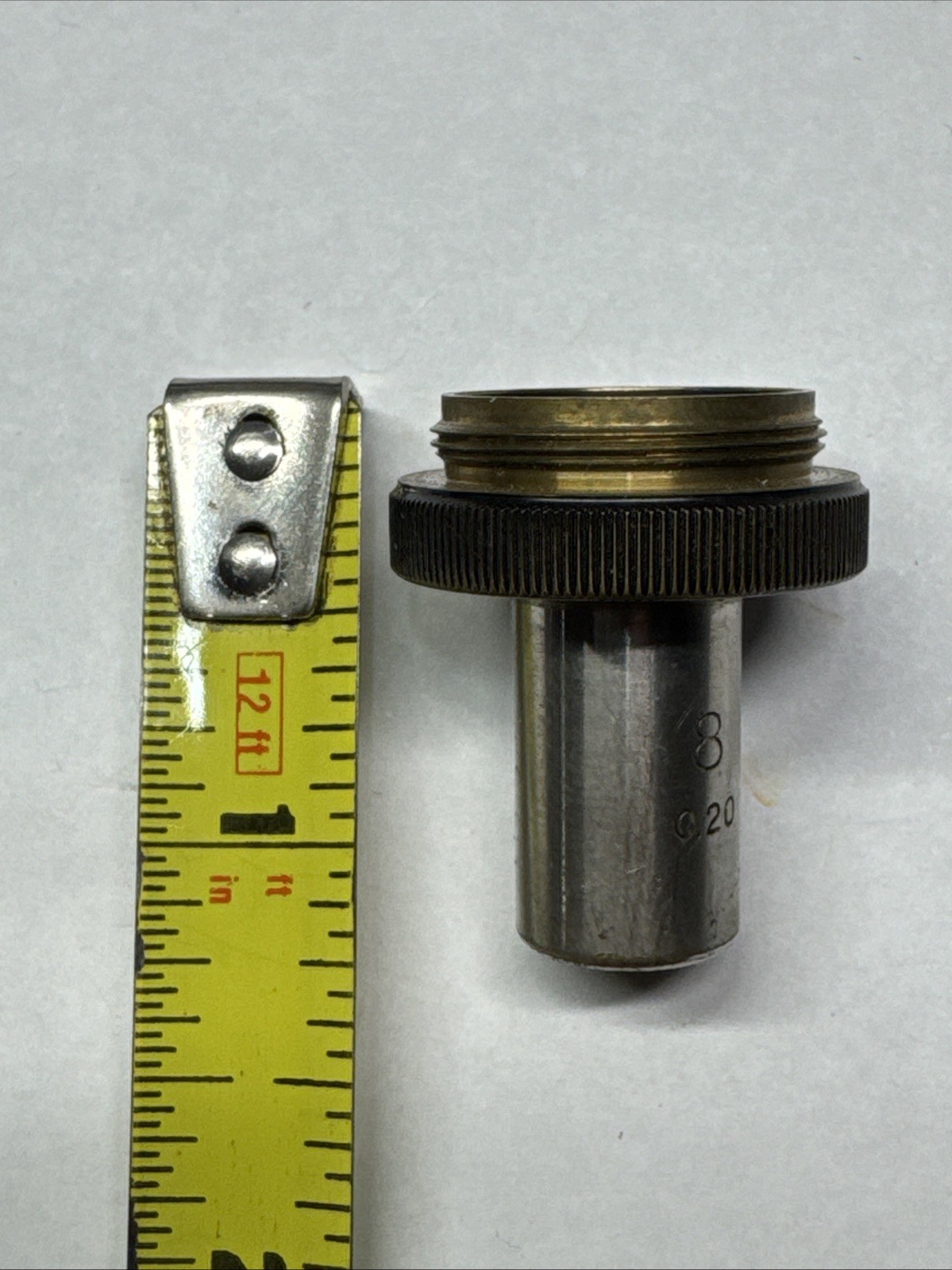 Carl Zeiss Microscope Lens Jena (8) .20 with Original Case