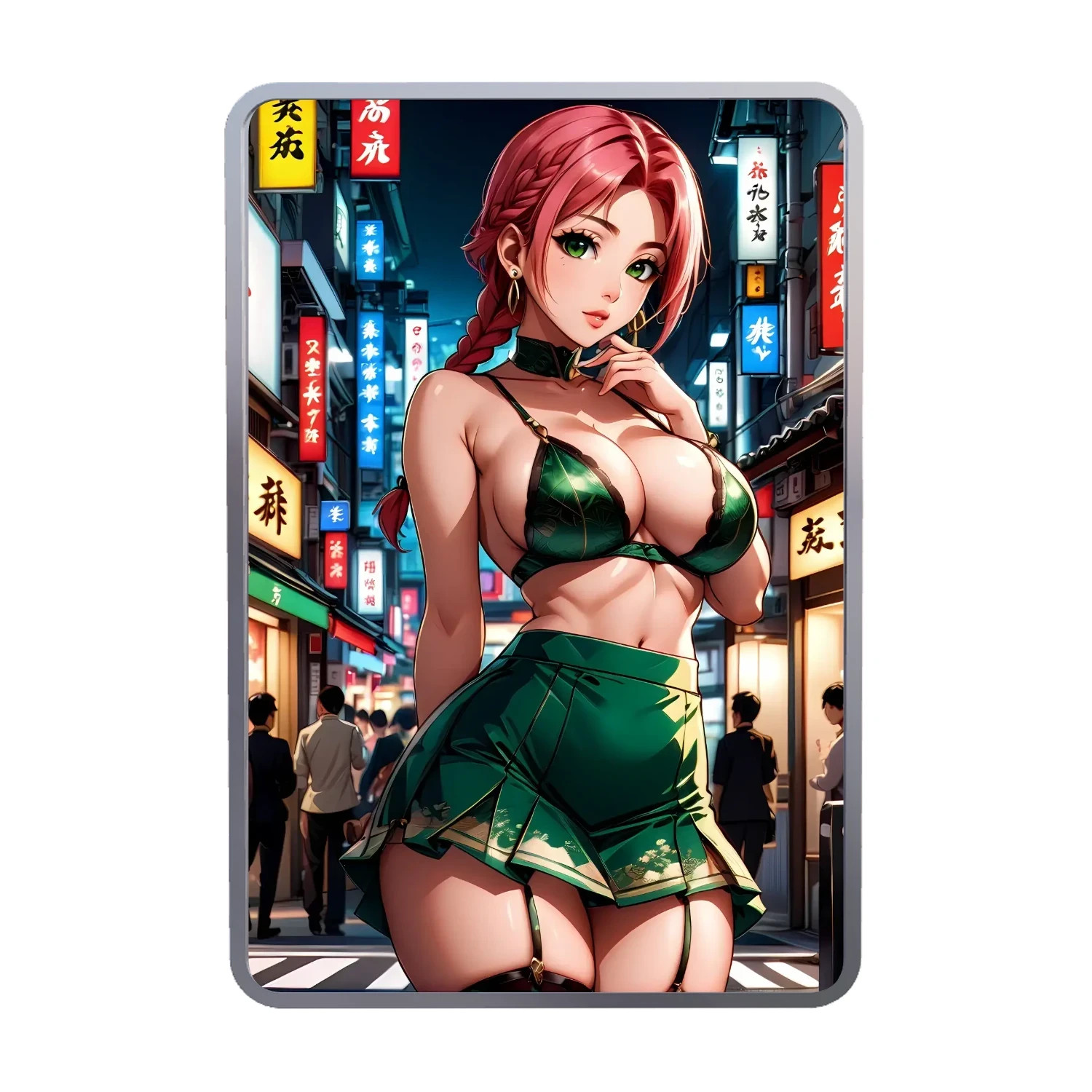 SEXY! 1 oz .999 Fine Silver Colorized Naughty Art Bar – Limited
