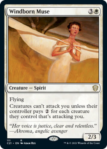 x1 Windborn Muse R MTG Commander 2021 M/NM, English