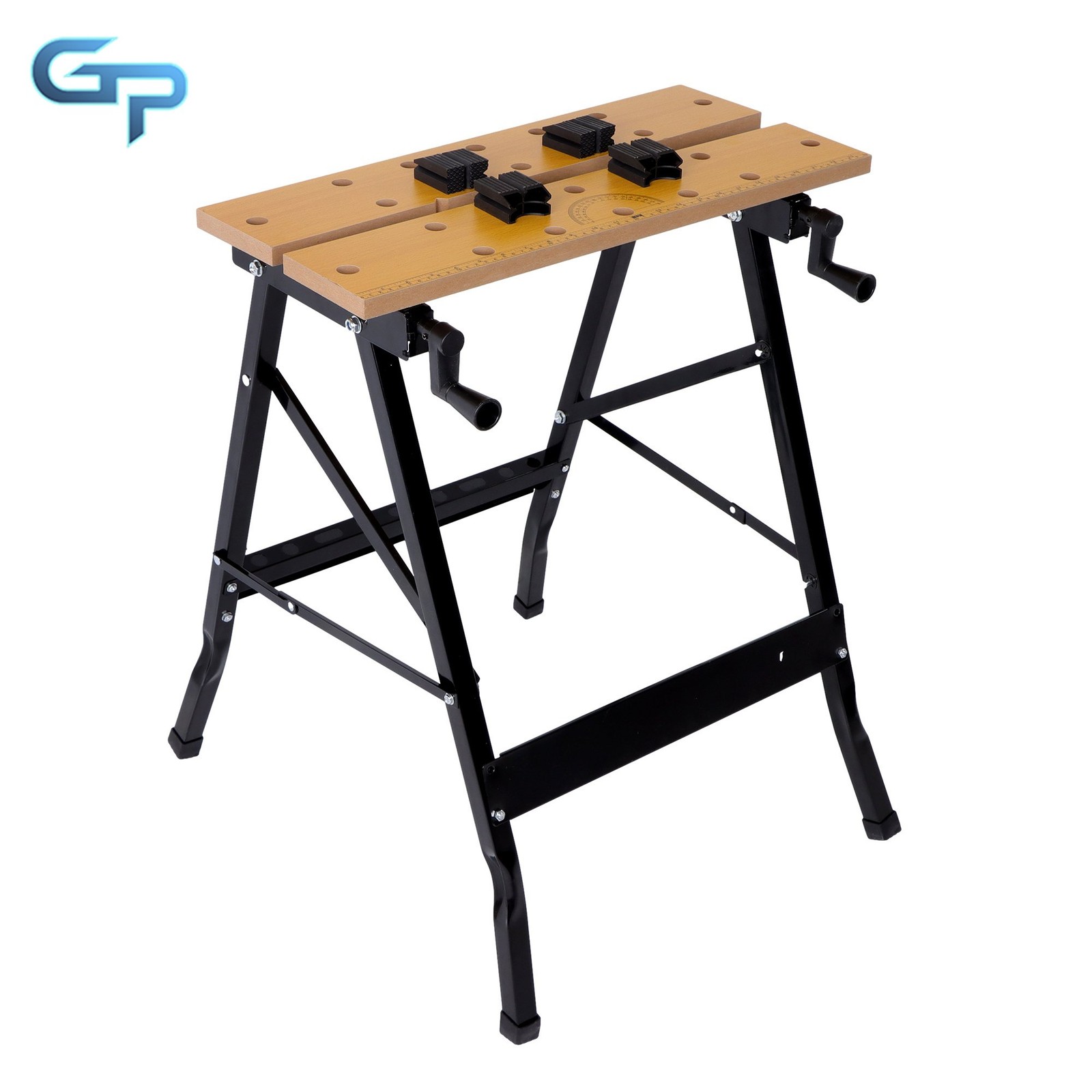 Folding Portable Workbench With Measuring Ruler And Protractor Multi Purpose