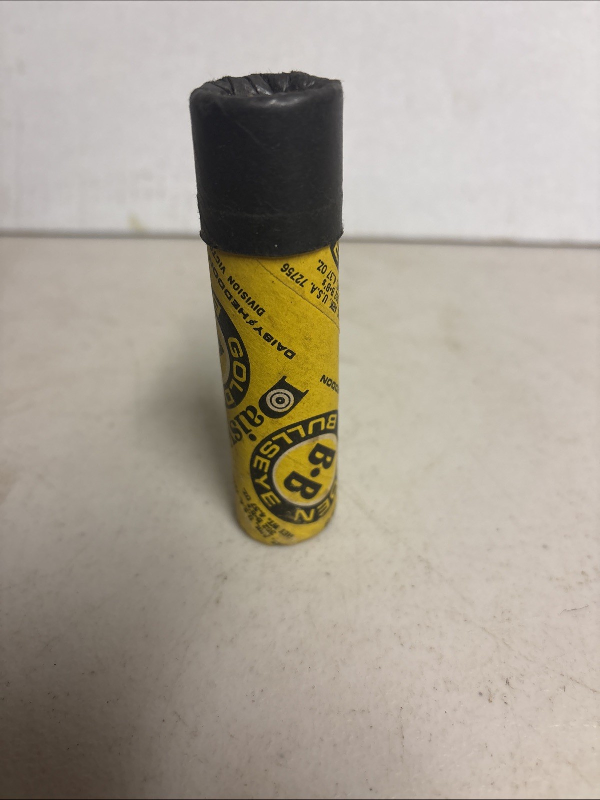 VINTAGE DAISY GOLDEN BULLSEYE BB TUBE 4.15 oz 3/4 full FREE SHIPPING