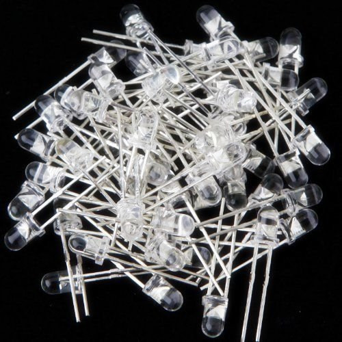 50pcs F3 3mm White Round Superbright LED Light LED lamp GOOD QUALITY L8