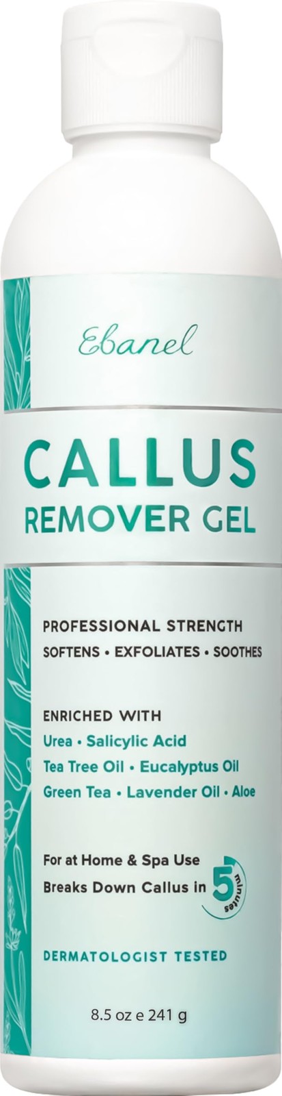 Ebanel Professional Callus Remover for Feet 8.5 Ounce (Pack of 1), Off White