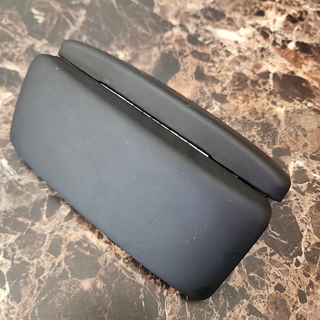Lucky Brand Hardshell Glasses Case Black Clamshell Lined Storage New