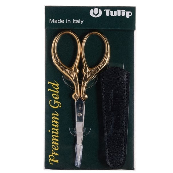 Tulip Premium Thread Snips Scissors, Gold (TIG-001)