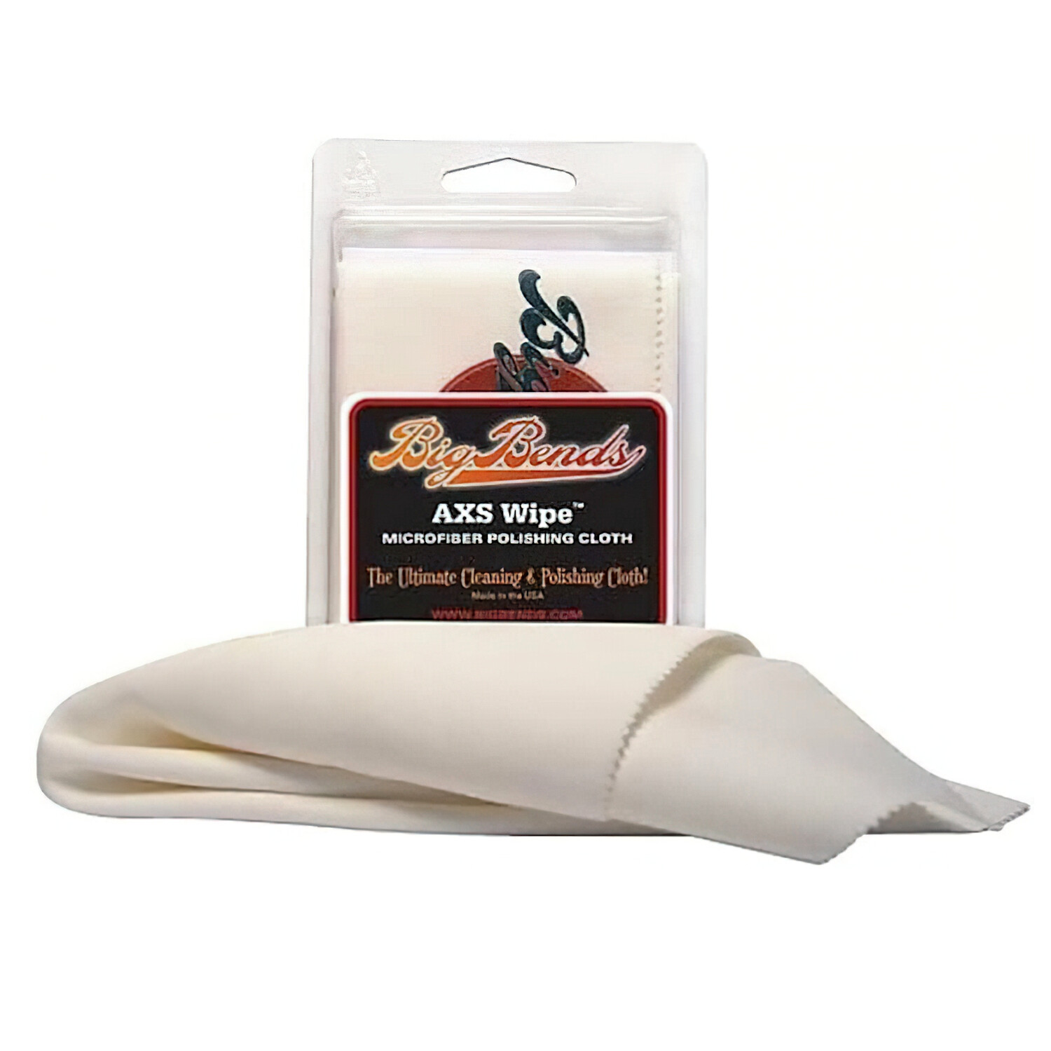 Big Bends AXS Wipe Guitar Microfiber Polishing Cloth Polish