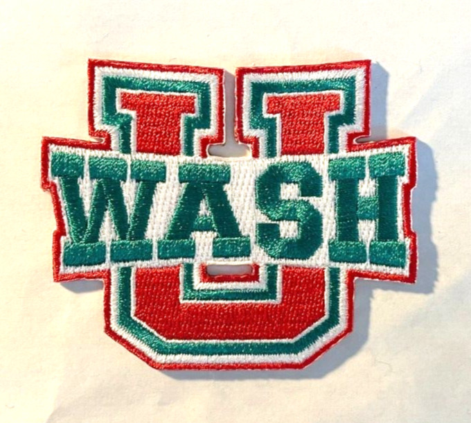 Washington University St. Louis patch wash u patch Wash U 3" wide iron or sew on