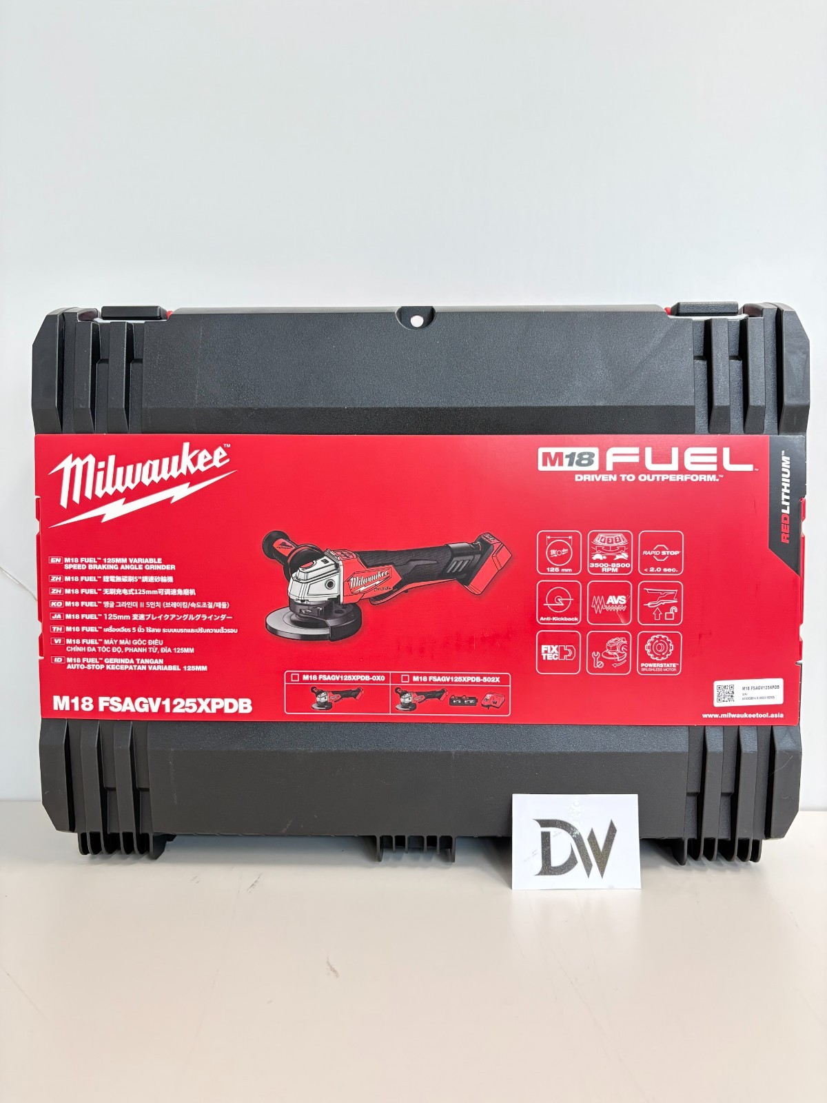 Milwaukee M18 FSAGV125XPDB 18V Fuel 125mm Paddle Switch Grinder / Bare Tool