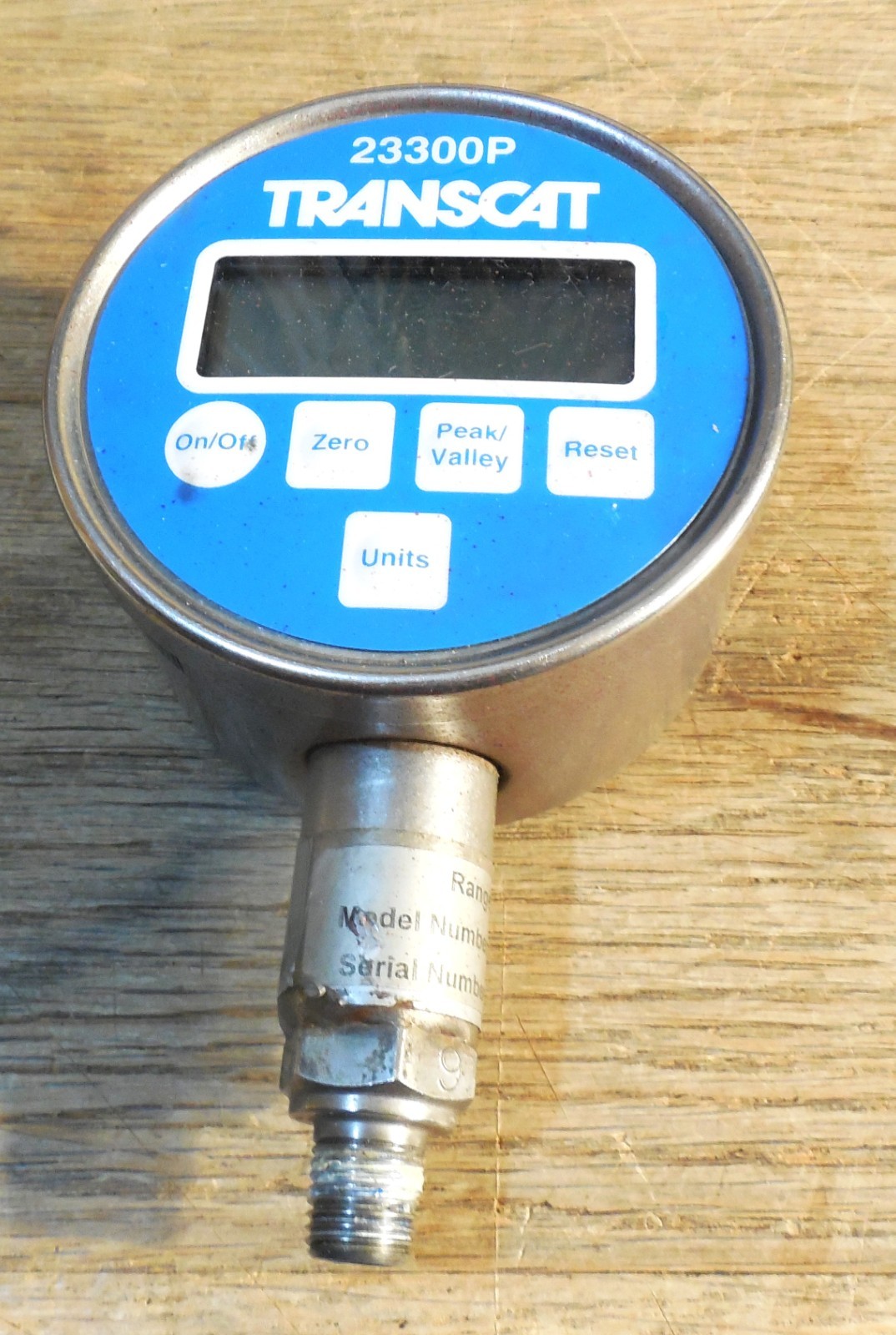 Transcat 23300P Digital Pressure Meter 0-3000
