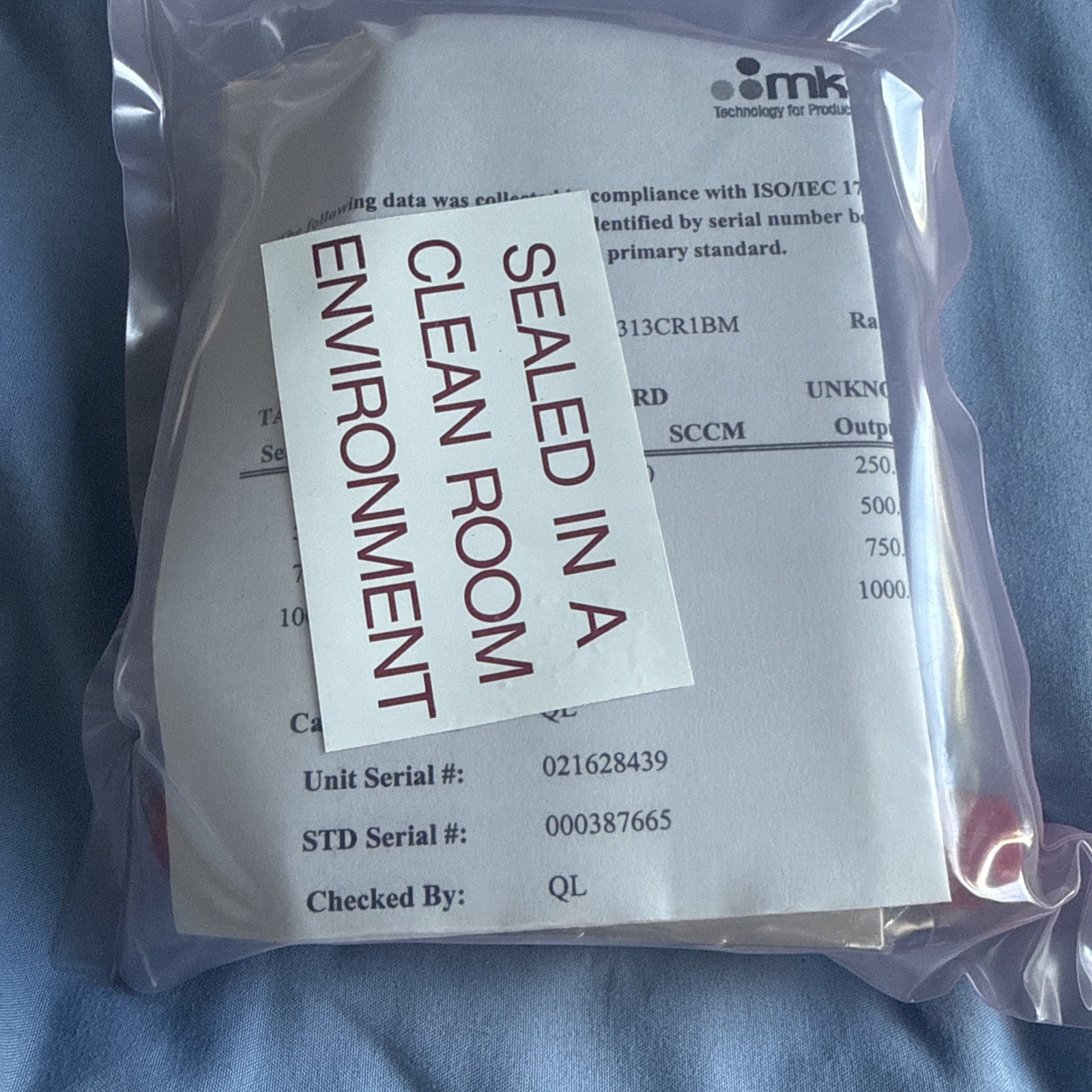 MKS 1479A Mass Flow Controller 1479A01313CR1BM 1000 SCCM N2 Nitrogen NEW