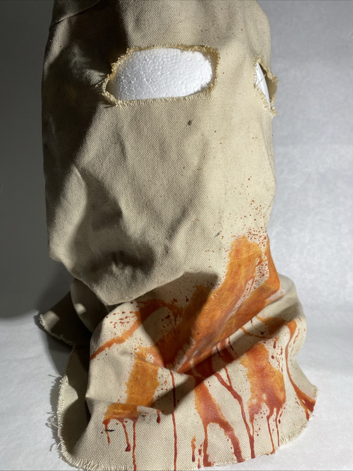Vintage 1995 The Strangers Mask Man In The Mask Sack Head Mask Horror Movie Prop