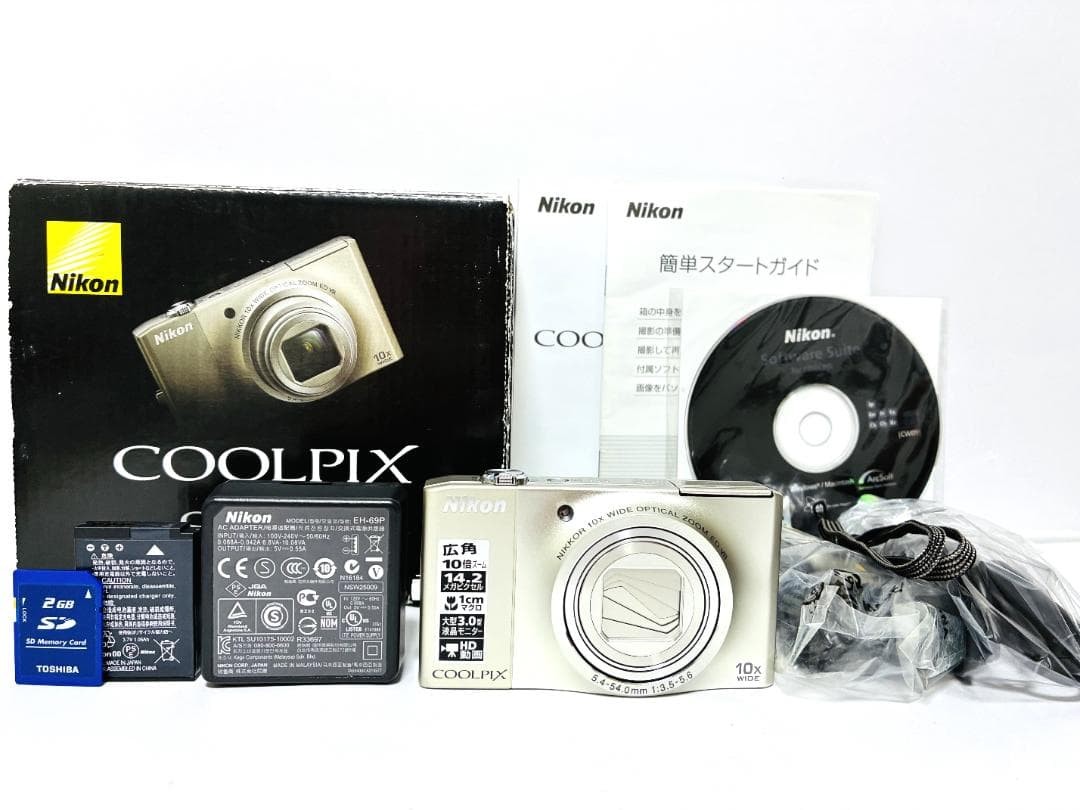 Near ・ Complete Accessories Nikon COOLPIX S8000 Silver