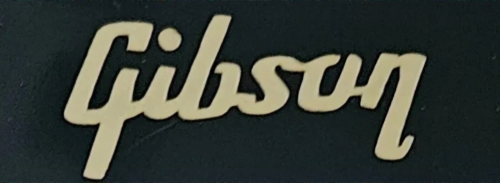 2 GOLD  Small Headstock Logos, Die-Cut Vinyl Decal, 1.25 Inches Wide