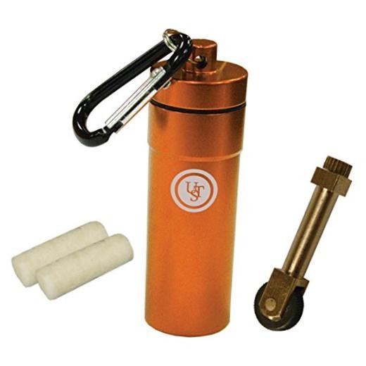 Stoke Kit with Micro SparkWheel Fire Starter & Two Light-Me Tinder Pieces