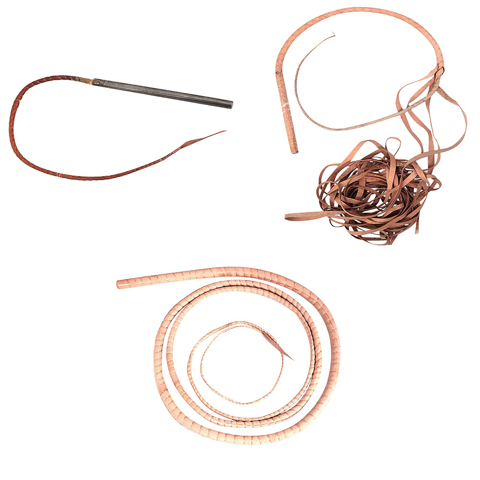 Genuine Leather Heavy Whip 04 Feet Long 16 Plaited Heavy Duty Handmade Bullwhip