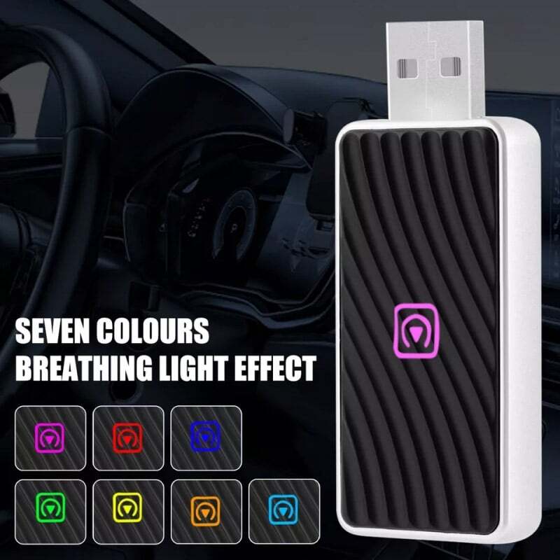 Mini Wireless CarPlay Adapter Bluetooth Auto Connection Plug & Play USB Dongle