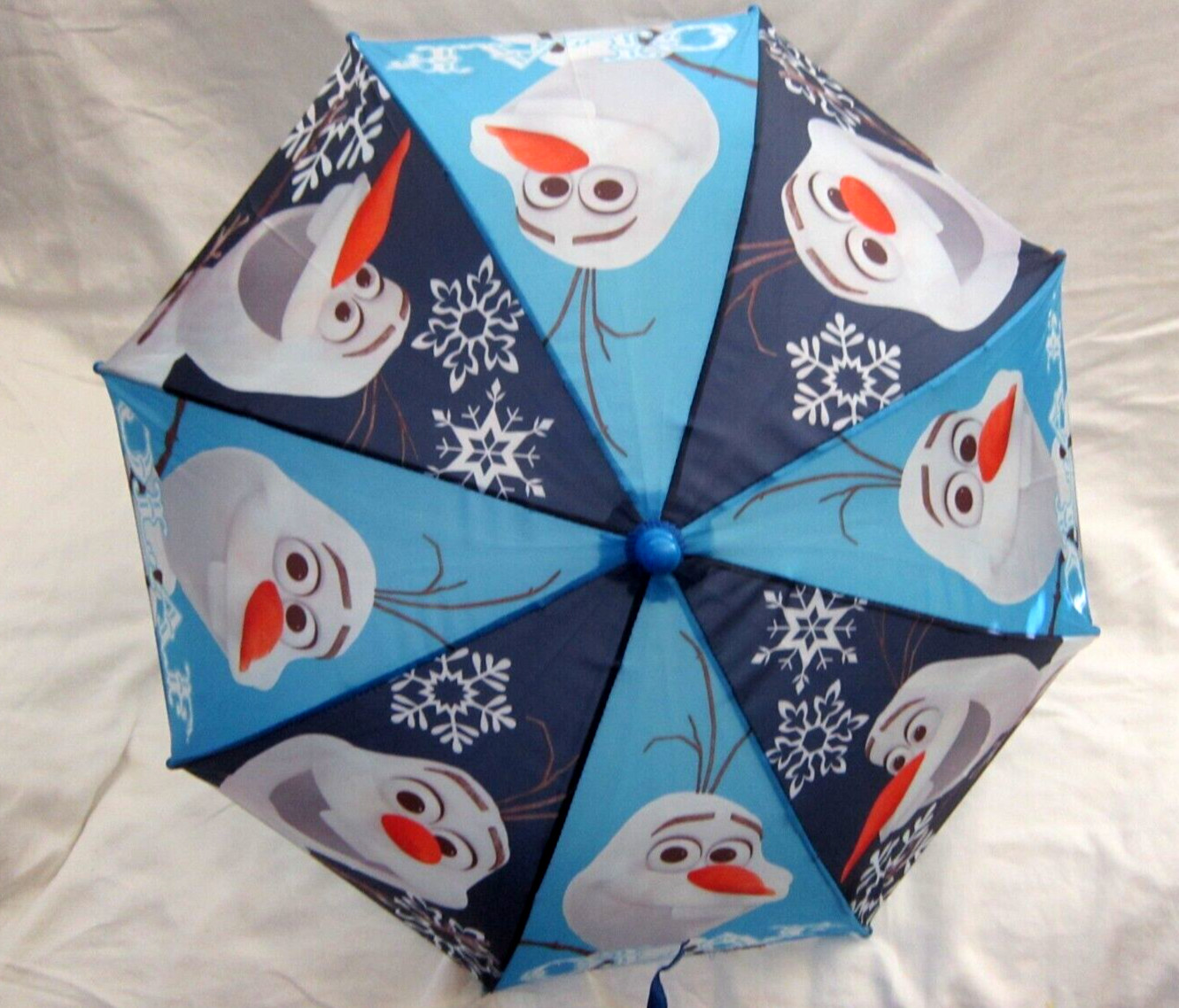 Kid's Unisex 27" Disney Blue Frozen Olaf Snowman licensed Umbrella!Brand New!