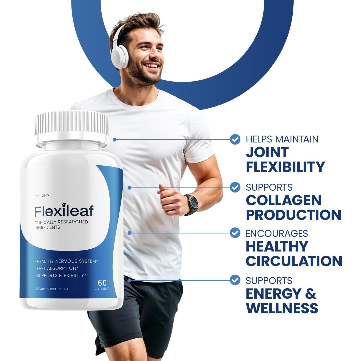 (5 Pack) Flexileaf Capsule - Flexileaf Pills Advanced Formula for Joint Support