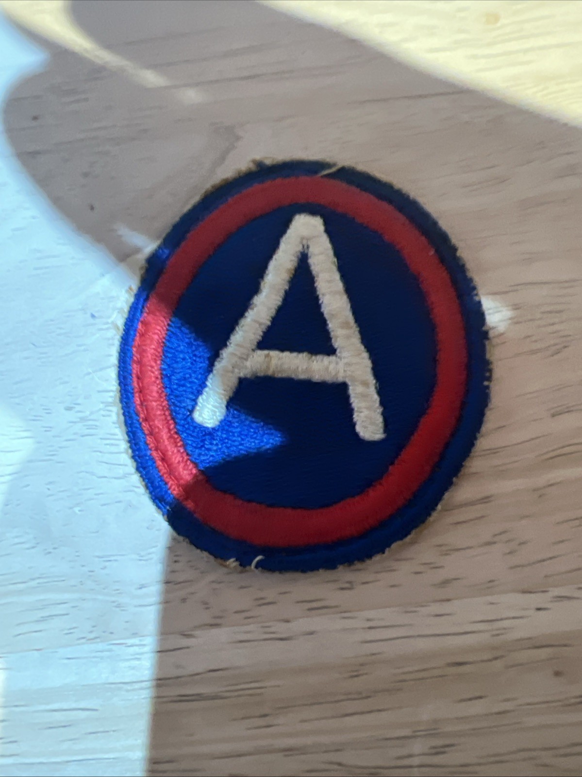 Original WW2 Era US 3rd Army Uniform Sleeve Shoulder Patch Uniform