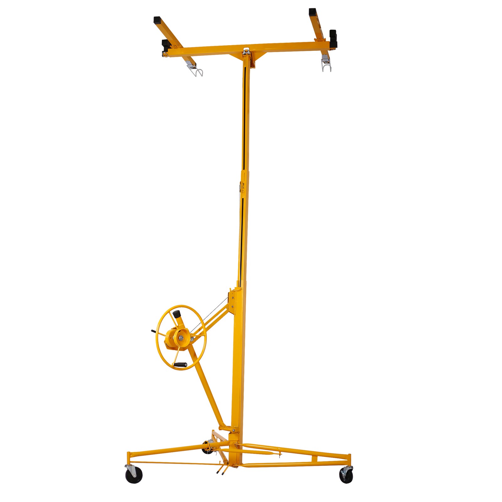 Drywall Lift Jack Rolling Panel Hoist 16 ft Yellow