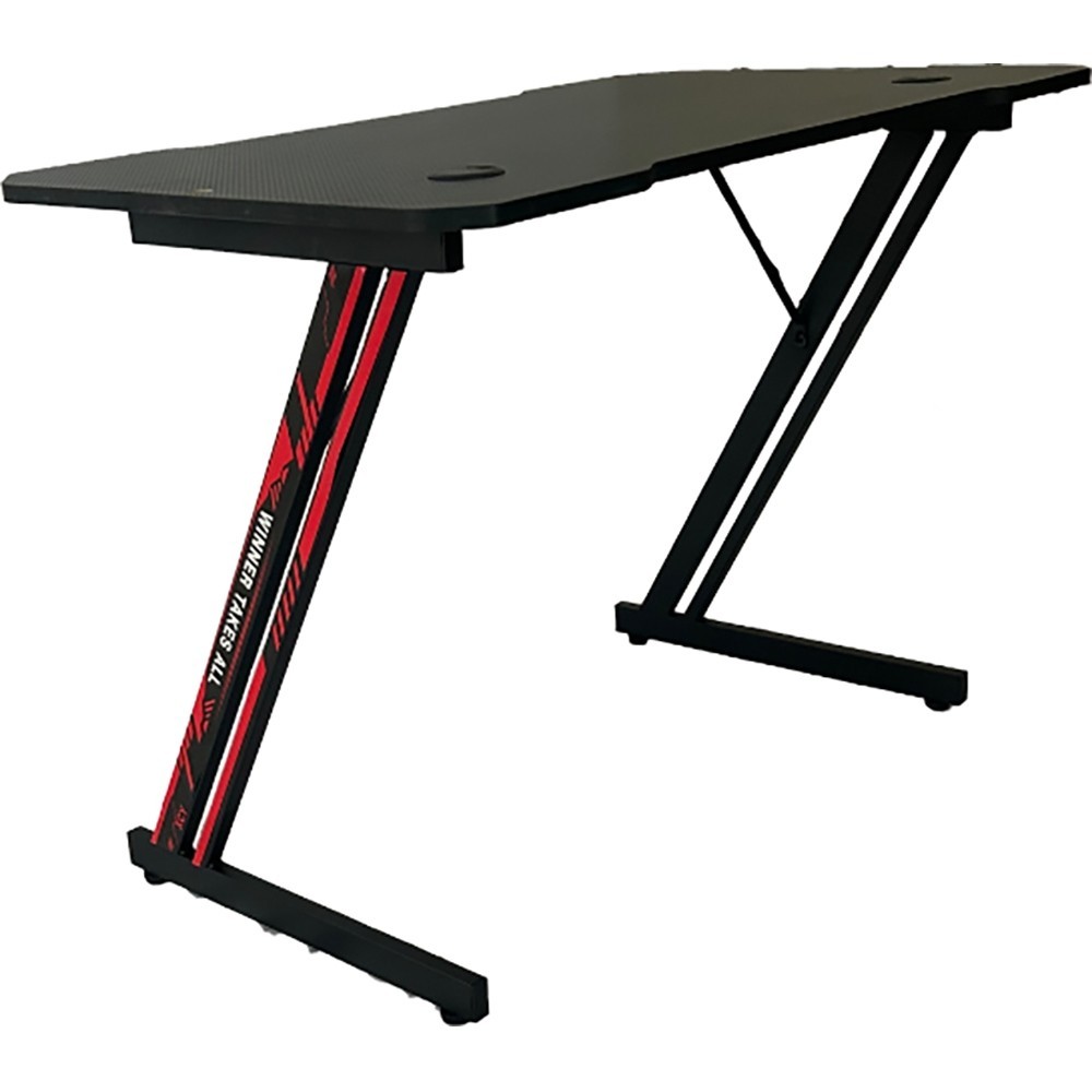 Lilola Gaming Desk Computer Workstation w Accessories Black DD-DSK6007 Desk PC