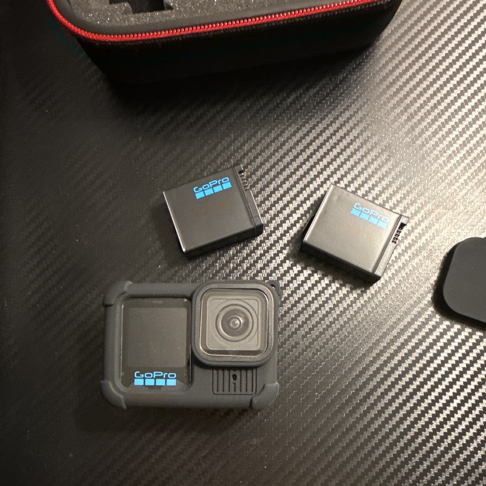 GoPro Hero 13 Waterproof Action Camera Bundle w/ Case, 2 Batteries