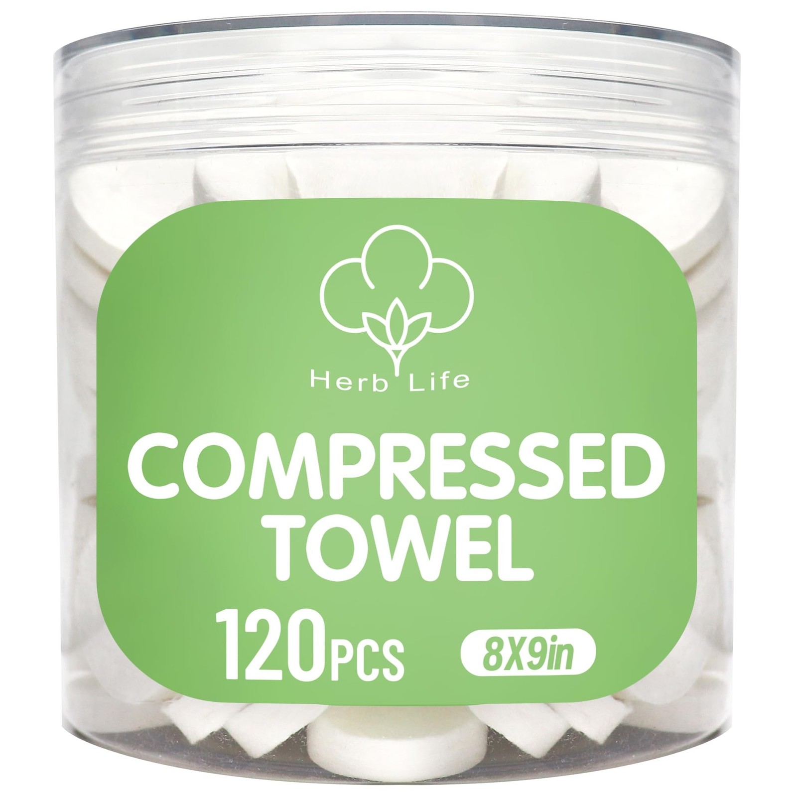 120 Pcs Mini Compressed Towels, Disposable Face Compressed Towel, Compressed ...