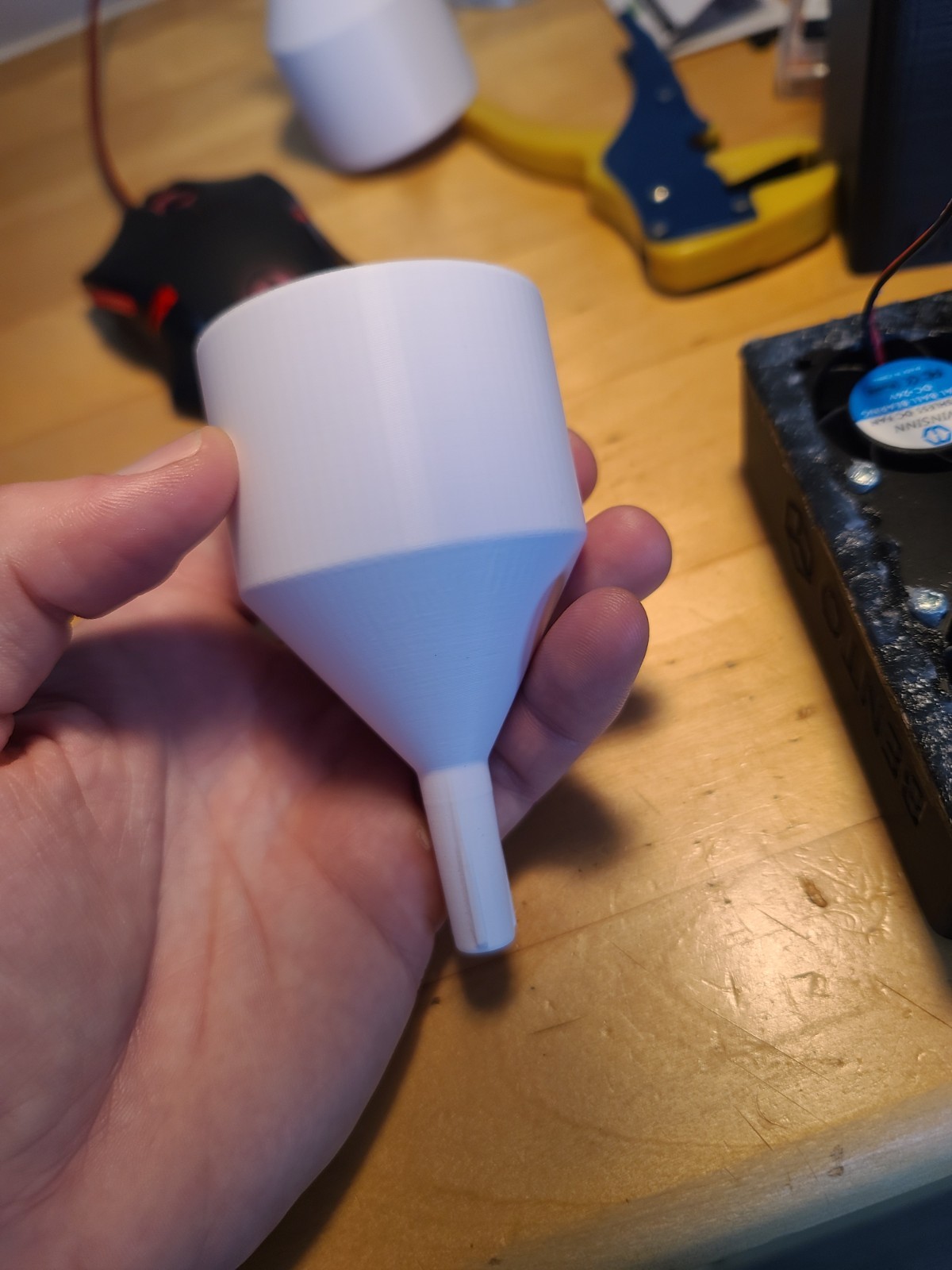 Precision Anti‑Glug Micro Funnel | PETG | Oil, Solvent, Additive, Reloading