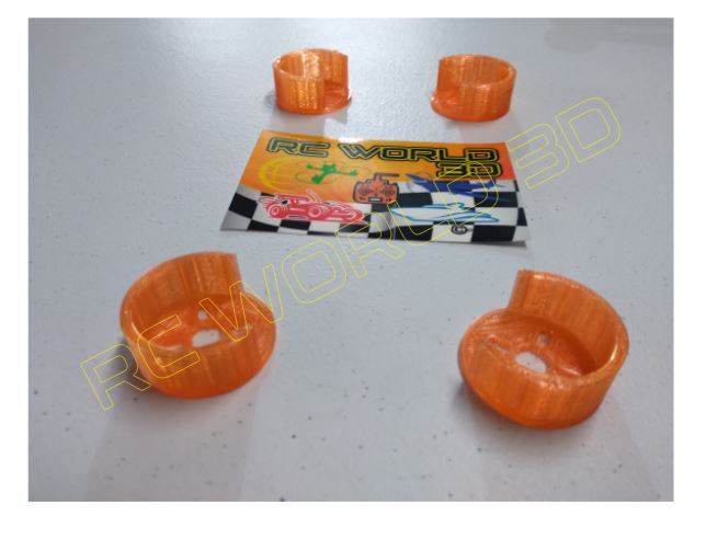 QUADCOPTER BRUSHLESS MOTOR MOUNT/BASE PROTECTOR 4PCS 3D PRINTED PLA HI-PRO
