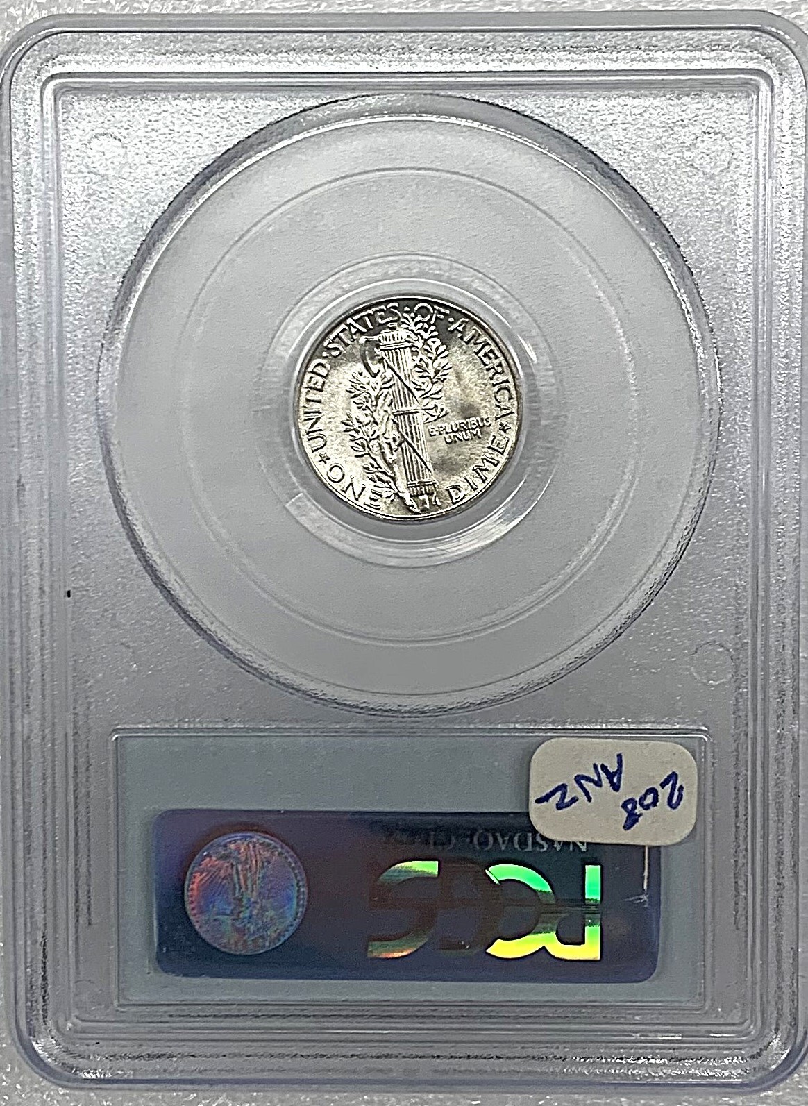 1935 Mercury Dime PCGS MS66FB