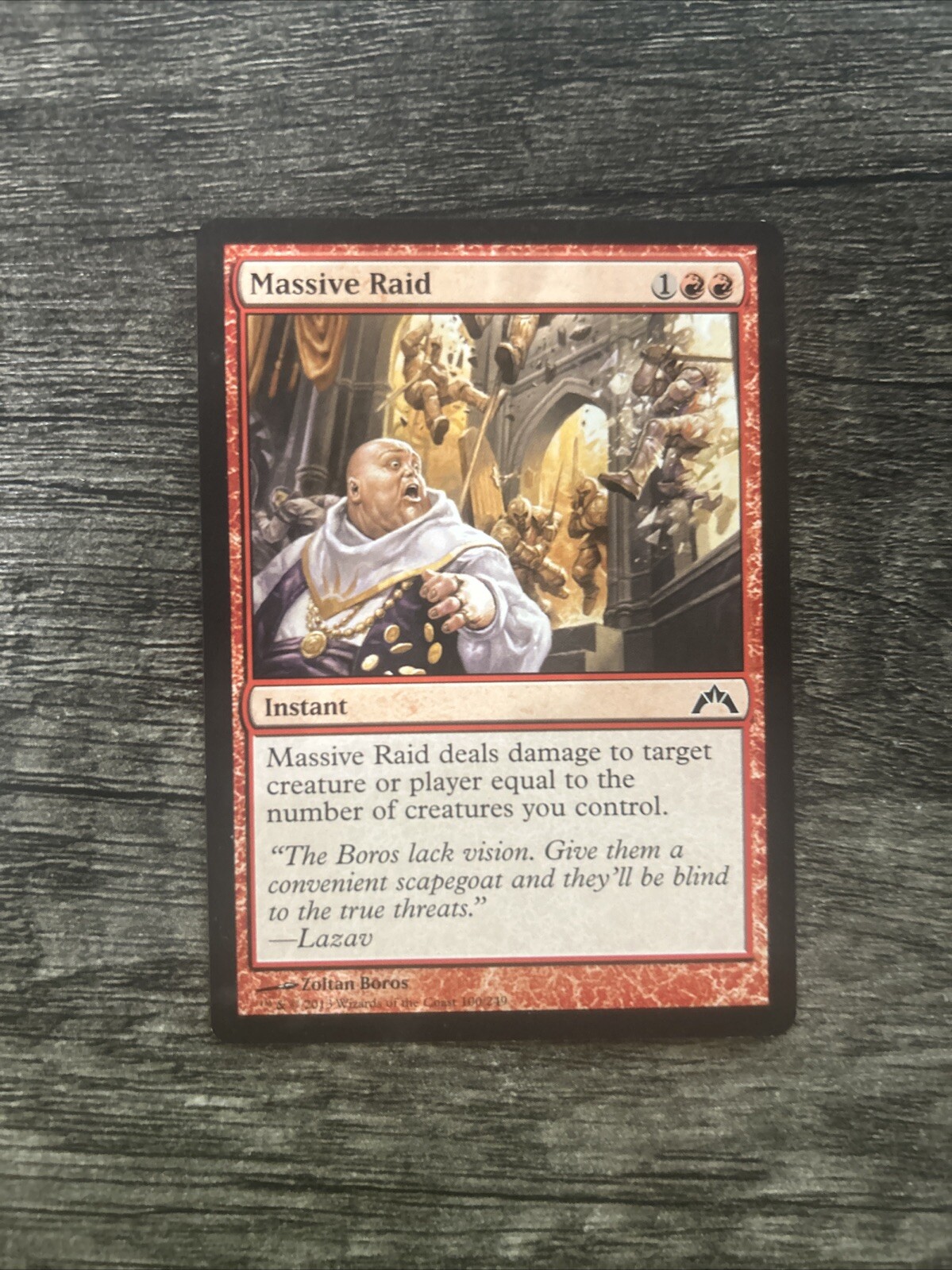 MTG 1x Massive Raid x1 LP Gatecrash